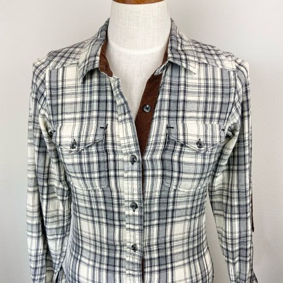 Kavu Billie Jean Plaid Flannel Shirt - Picture 3 of 6